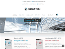 Tablet Screenshot of cogistem.com